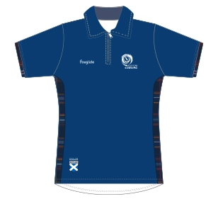 Scottish Curling Ladies Leisure Polo Shirt - Image 3