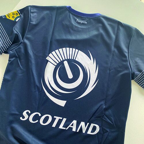 Sample MENS Scotland Blue Shirt - Image 2